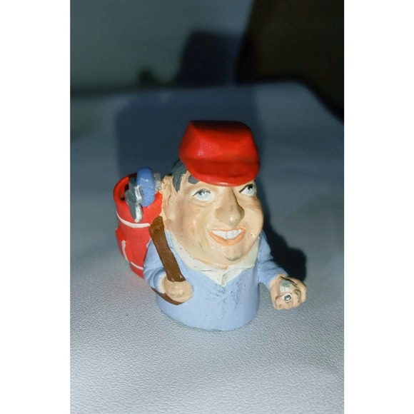 Rare THIMBLE GOLFER Hinged England - Picture 1 of 2